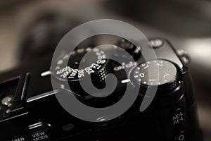 Vintage Camera Shutter Speed Dial Photography