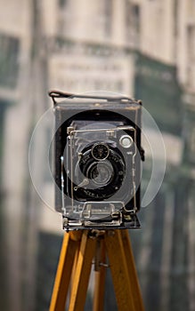 Vintage cameras and accessories for the art of photography
