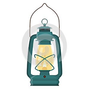Vintage camping lantern