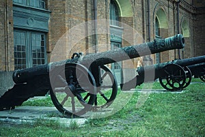 Vintage cannon from 18th 19th century