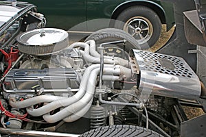 Vintage car engine