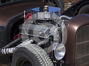 vintage car engine