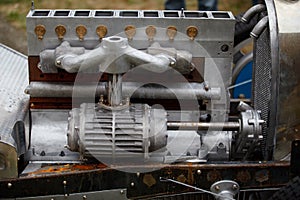 Vintage car engine