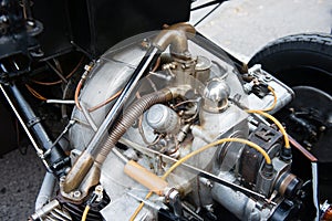 Vintage car engine