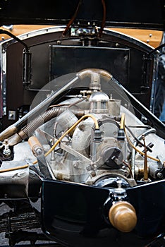 Vintage car engine