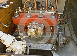 Vintage car engine