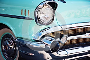 Vintage Car Front Detail