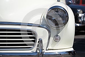 Vintage car,head light