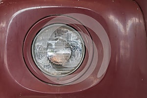 Vintage car headlight