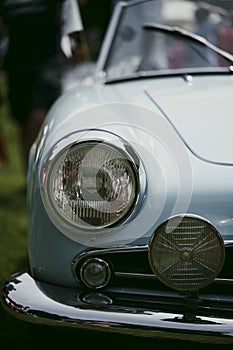 Vintage car headlight and turn signal