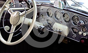 Vintage car - inside