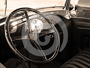 Vintage Car Interior