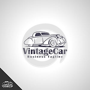 Vintage Car Logo Template