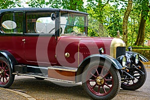 Vintage Car - Morris Oxford Bullnose - Side View