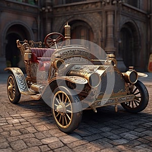 A vintage car refers to an older automobile from the early 20th century