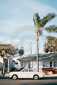 Vintage car in Seal Beach, Orange County, California