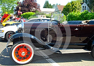 Vintage Car Show Outdoors Issaquah Seattle  WA