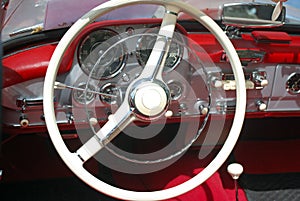 Vintage car steeling wheel
