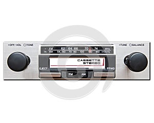 Vintage car stereo