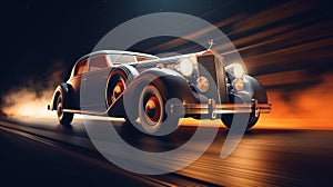 Vintage car thats a symbol of nostalgia photo