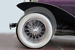 Vintage car tire