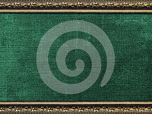 Vintage card in a carved frame