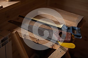 Vintage carpenter`s tools