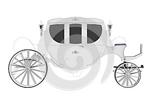 Vintage Carriage Isolated