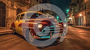 vintage cars against contrasting backdrops