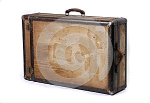 Vintage case steamer trunk photo