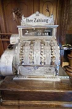 Vintage cash register