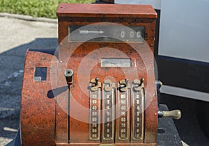 Vintage cash register