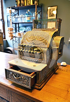 Vintage cash register