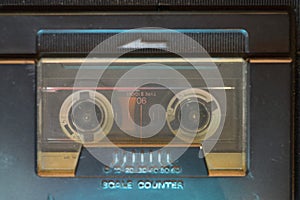 Vintage cassette inside