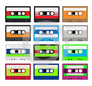 Vintage cassette tape collection