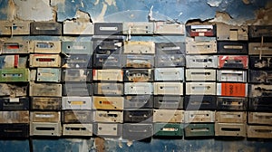 Vintage Cassette Tapes: A Post-apocalyptic Conceptual Installation
