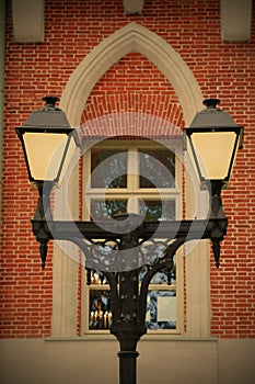 Vintage cast-iron torch