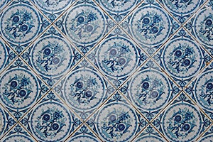 Vintage ceramic tile at Alcantara, Brazil photo