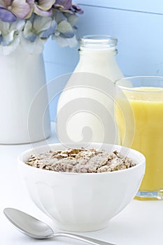 Vintage cereal breakfast