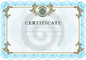 Vintage certificate