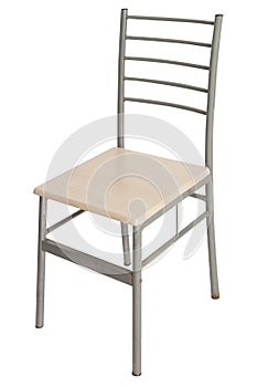 Vintage chair white scene isolate