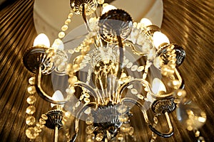 Vintage chandelier lamp
