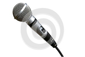 Vintage Charm Isolated Classic Stage Microphone on White Background for Performances and Broadcastings. created with Generative AI