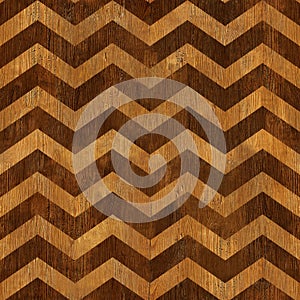 Vintage chevron pattern - seamless background - wooden texture