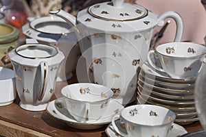 Vintage china coffee set