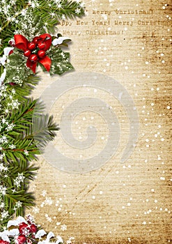 Vintage Christmas background