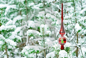 Vintage Christmas tree topper