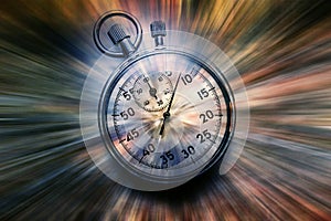 Vintage chronometer speed abstract background