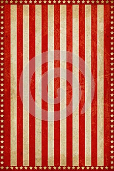 Vintage Circus Carnival Background with strips and stars photo