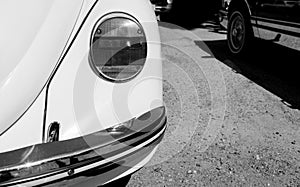 vintage classic car - black and white picture